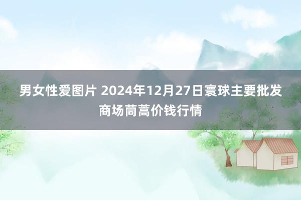 男女性爱图片 2024年12月27日寰球主要批发商场茼蒿价钱行情