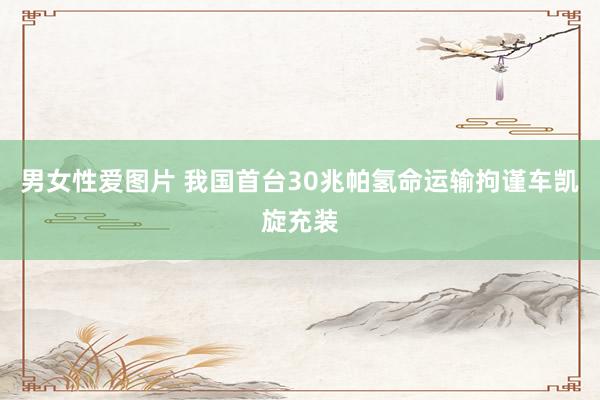 男女性爱图片 我国首台30兆帕氢命运输拘谨车凯旋充装
